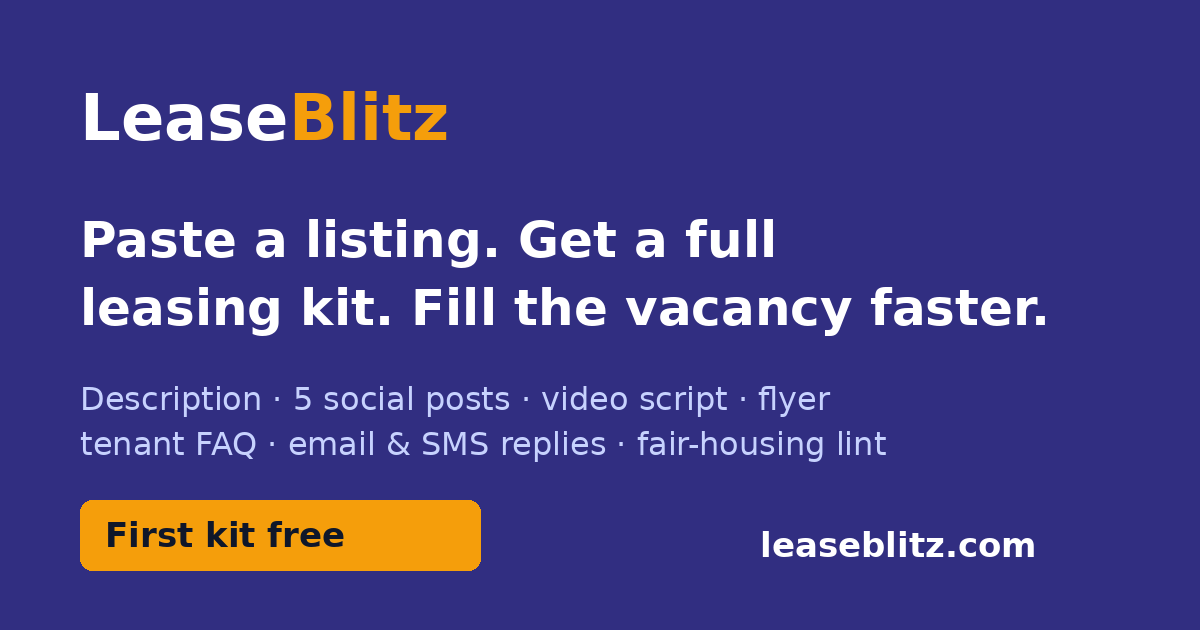 LeaseBlitz screenshot 1